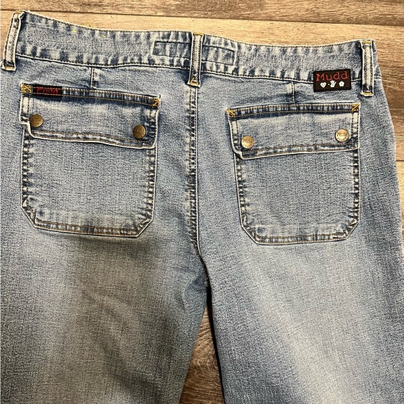 🚫SOLD🚫 Vintage Y2K Mudd Low Rise Wide Flare Jeans - Picture 3 of 4